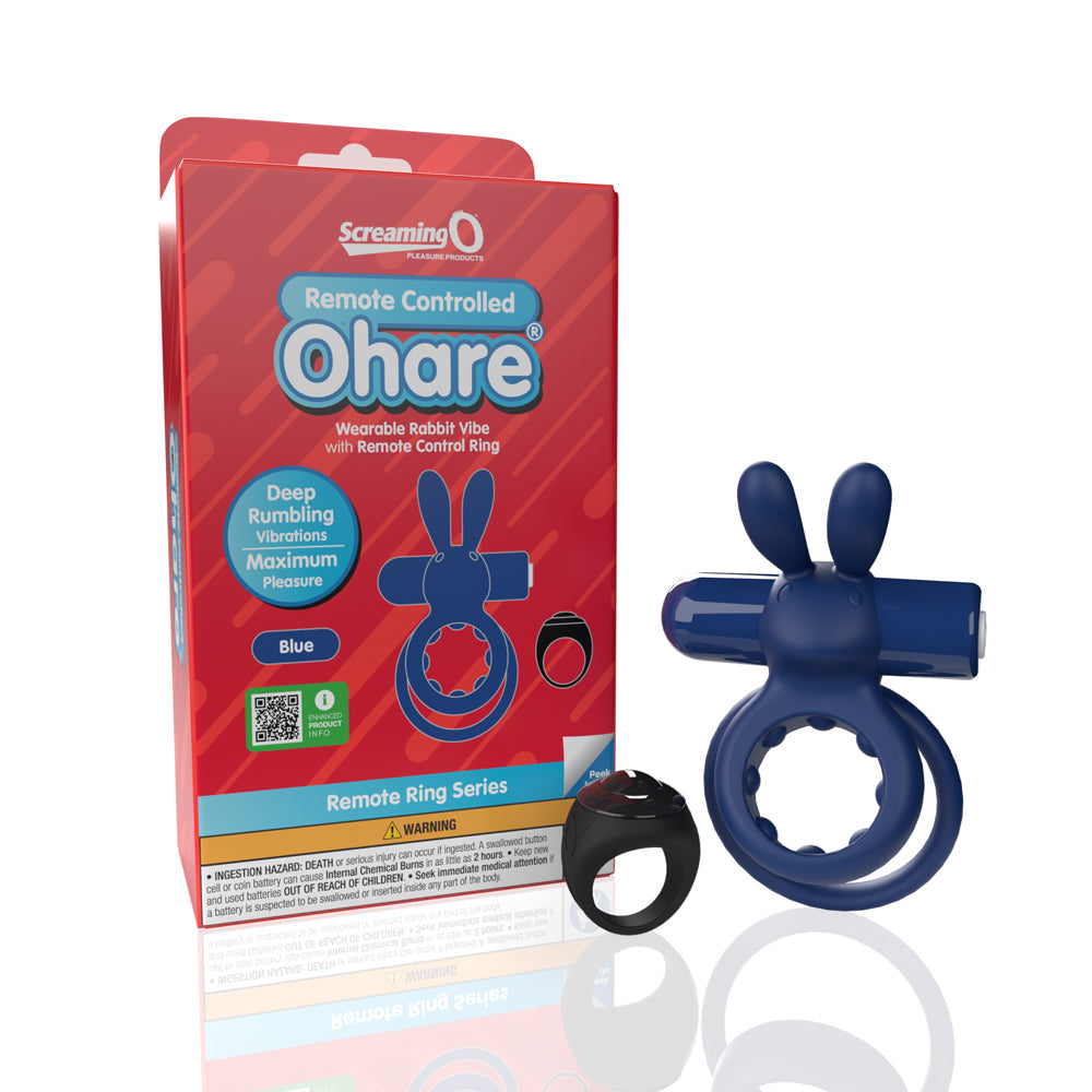 Screaming O Remote Ohare Vib Ring Blue